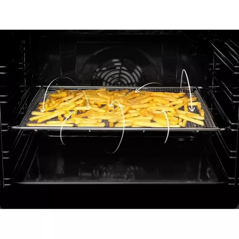 Oro kepimo padėklas „Electrolux E9OOAFWM“ nerūdijančio plieno grotelės 468×24 mm suderinamoms orkaitėms ir oro gruzdintuvėms