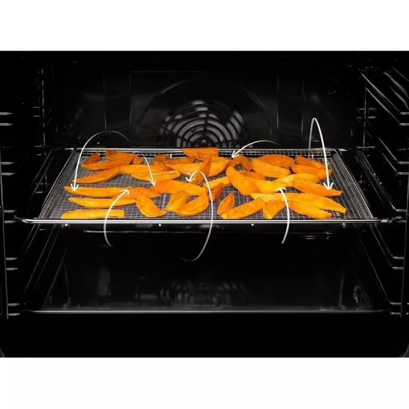 Oro kepimo padėklas „Electrolux E9OOAFWM“ nerūdijančio plieno grotelės 468×24 mm suderinamoms orkaitėms ir oro gruzdintuvėms