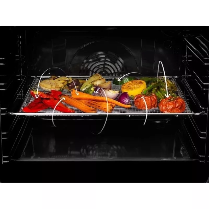 Oro kepimo padėklas „Electrolux E9OOAFWM“ nerūdijančio plieno grotelės 468×24 mm suderinamoms orkaitėms ir oro gruzdintuvėms