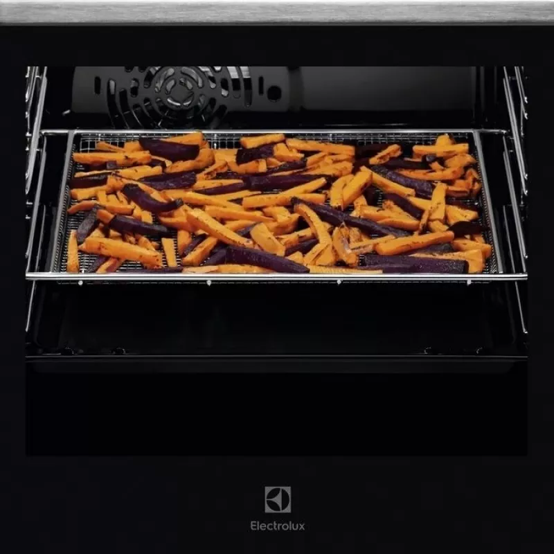 Oro kepimo padėklas „Electrolux E9OOAFWM“ nerūdijančio plieno grotelės 468×24 mm suderinamoms orkaitėms ir oro gruzdintuvėms