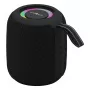 Monofoninis nešiojamas garsiakalbis GEMBIRD GMB Audio SPK-BT-LED-05-BK — 8 W RMS, 6,6 cm tvarkyklė, Bluetooth, MicroSD palaikymas, juodas cilindras