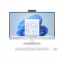 „Viskas viename“ kompiuteris HP 27-cr0232nw — AMD Ryzen 5 7520U, 16 GB RAM, 512 GB SSD, 27 colių FHD, „Windows 11 Home“, „Wi‑Fi 6“ (balta)