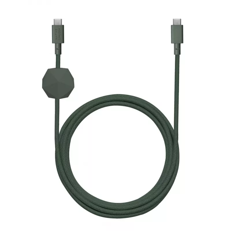 USB-C į USB-C kabelis Native Union Anchor — 1,8 m, žalias