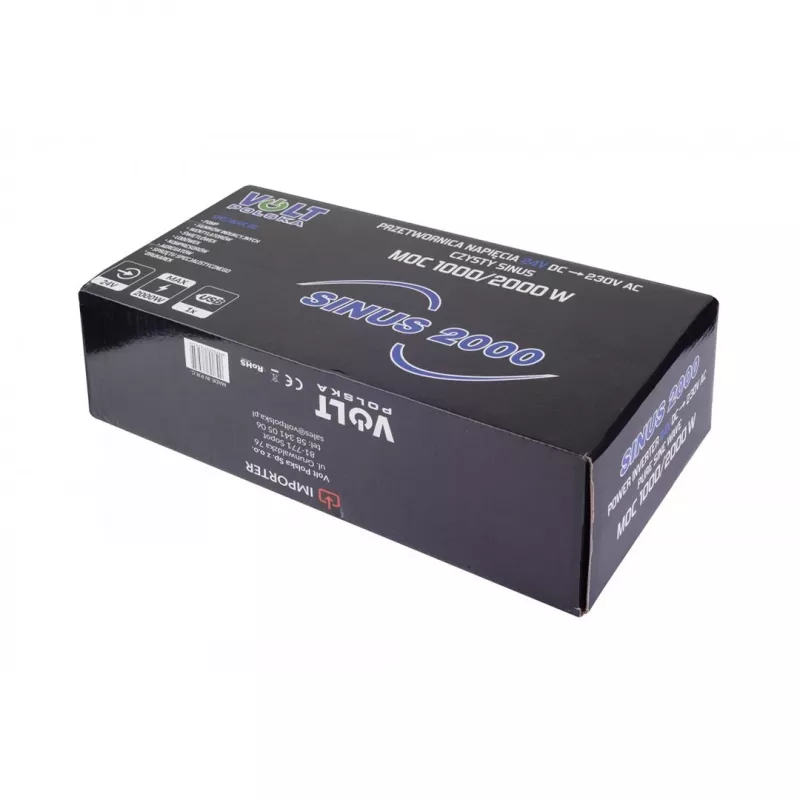 Maitinimo keitiklis SINUS SINUS-2000/24 — 2000 W nuolatinės srovės 24 V į kintamąją srovę