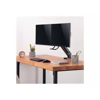 LOGILINK BP0102 dvigubas monitoriaus laikiklis 17-27 col. plienas taupantis vietą