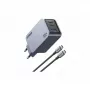UGREEN vidaus įkroviklis Nexode Pro 3 prievadų GaN PD greitasis įkroviklis 2 USB Type-C