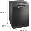 Bosch Serie 4 SMS4EMC06E indaplovė Laisvai pastatoma 14 komplektų B