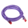 InLine komutacinis kabelis S/FTP PiMF Cat.6 250MHz PVC varis violetinis 2m