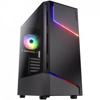 PC korpusas COUGAR Gaming MX360 RGB Midi Tower juodas