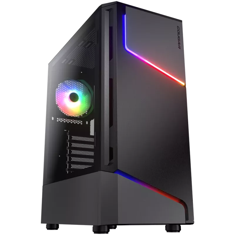 PC korpusas COUGAR Gaming MX360 RGB Midi Tower juodas