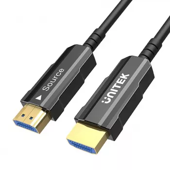HDMI laidas UNITEK C11072BK-50M 50m 18 Gbit/s 2.0 Juodas