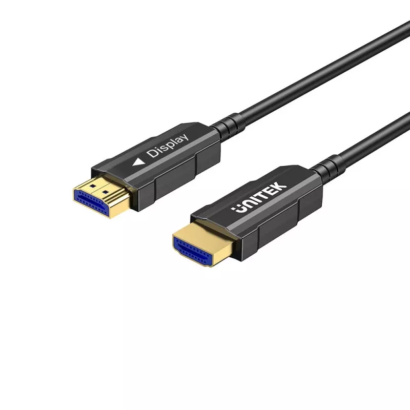 HDMI laidas UNITEK C11072BK-50M 50m 18 Gbit/s 2.0 Juodas