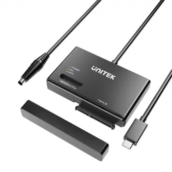 SSD korpusas UNITEK S1232A01-EU juodas M.2/2,5 colio/3,5 colio 10 Gbit/s