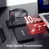 SSD korpusas UNITEK S1232A01-EU juodas M.2/2,5 colio/3,5 colio 10 Gbit/s