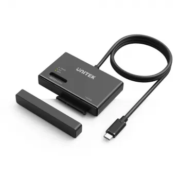 SSD korpusas UNITEK S1232A01-EU juodas M.2/2,5 colio/3,5 colio 10 Gbit/s
