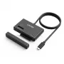SSD korpusas UNITEK S1232A01-EU juodas M.2/2,5 colio/3,5 colio 10 Gbit/s