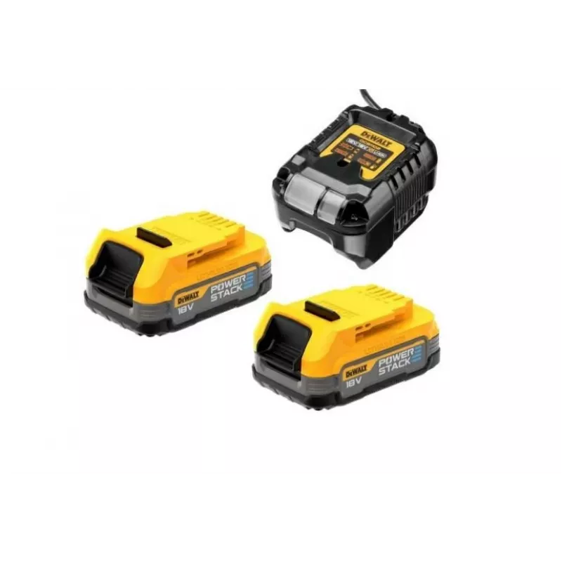 DEWALT.CHARGER DCB1102 +2x1.7Ah POWERSTACK DCB1102E2