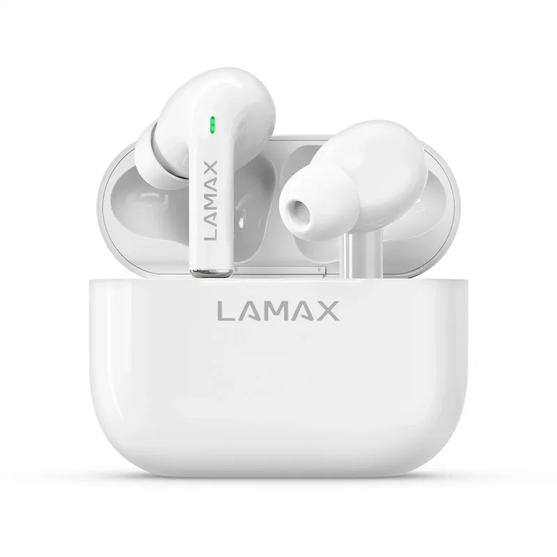 LAMAX Electronics belaidės ausinės LAMAX CLIPS1 LMXCL1W įdedamos baltos - Ausinės
