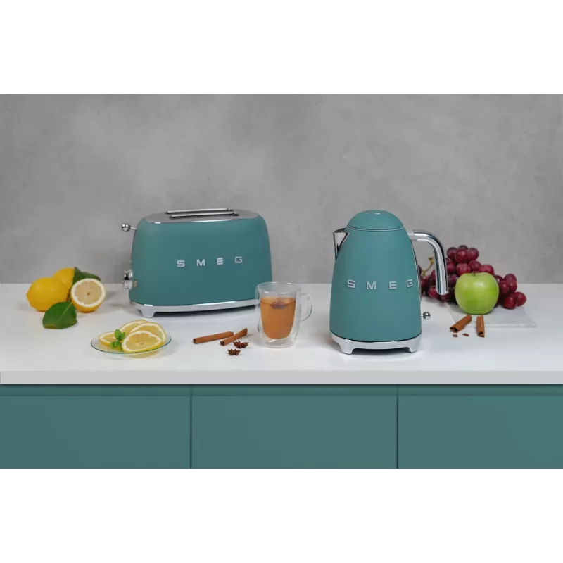 Smeg TSF01EGMEU skrudintuvas 6 2 griežinėliai 950 W Chromuotas, Žalias