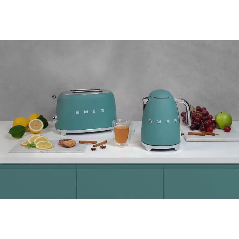 Smeg TSF01EGMEU skrudintuvas 6 2 griežinėliai 950 W Chromuotas, Žalias