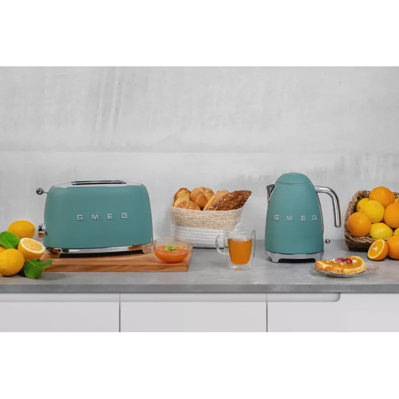 Smeg TSF01EGMEU skrudintuvas 6 2 griežinėliai 950 W Chromuotas, Žalias