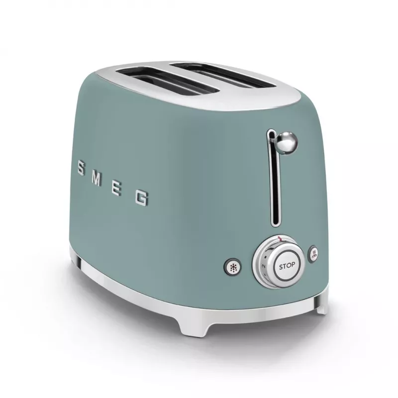 Smeg TSF01EGMEU skrudintuvas 6 2 griežinėliai 950 W Chromuotas, Žalias