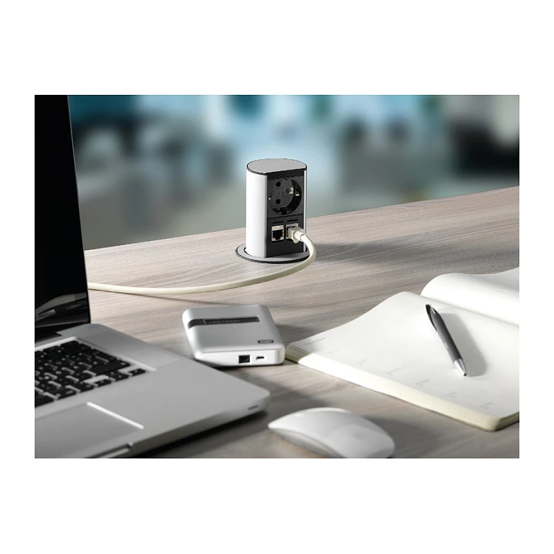 Elevator 1xapsauginis kontaktas 1xCAT6 1xUSB3.0 - Priedai Maitinimo šaltinis