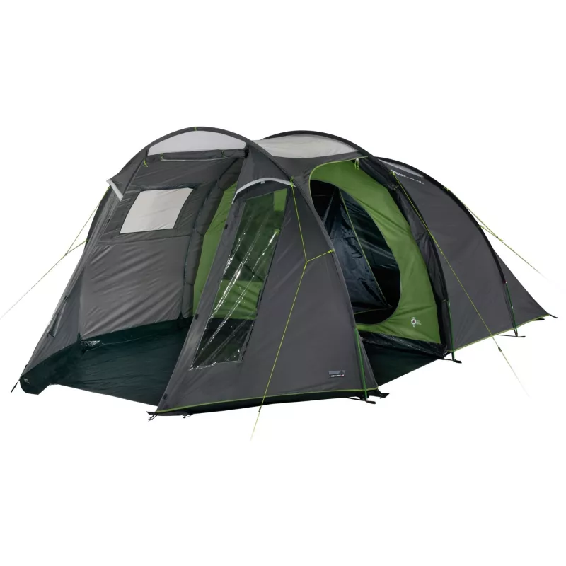 High Peak Ancona 4.0 Green, Pilka, Light Pilka Tunnel tent