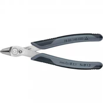 KNIPEX Super Knips XL ESD - Vielų karpikliai - 1,23 cm - 9,2 mm - 2,1 mm - 9,2 mm - apsauga nuo elektrostatinės iškrovos (ESD)