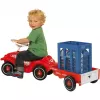 Bobby-Caddy, vaikiška transporto priemonė raudona