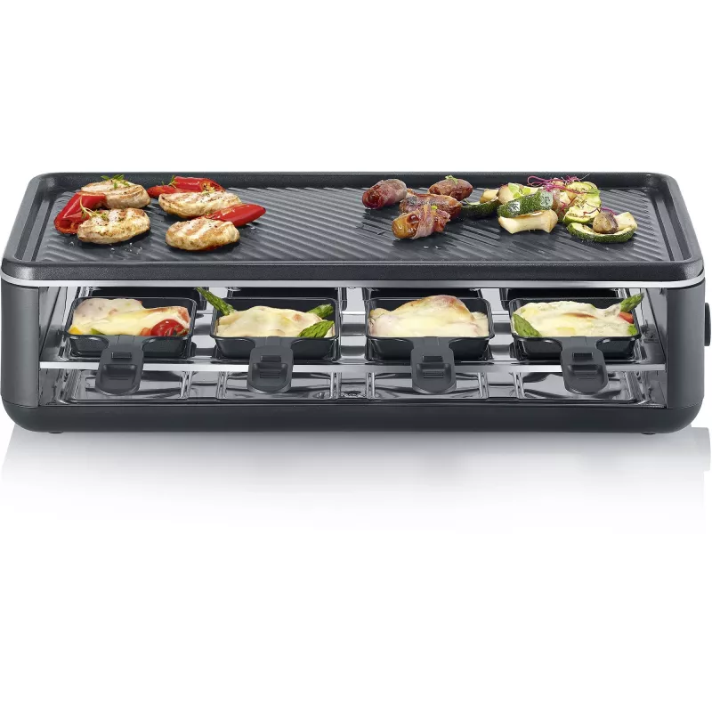 Severin RG 2365 Raclette grilis 8 asmenims 1300 W juodas
