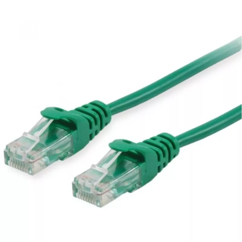 Equip Life - Patch-Cable - RJ-45 (M) - RJ-45 (M) - 0,5m - UTP - CAT 6 - Crimped, Stranded - Green (625447)