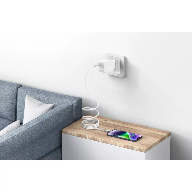 Nevox 2477 USB kabelis, baltas
