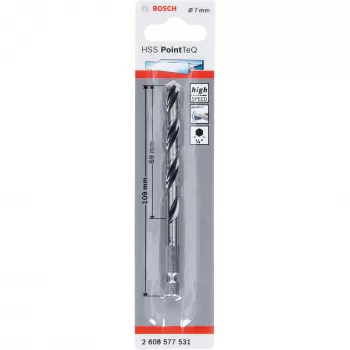Grąžtas, Bosch 2608577531 — spiralinė konstrukcija, 1 vnt.