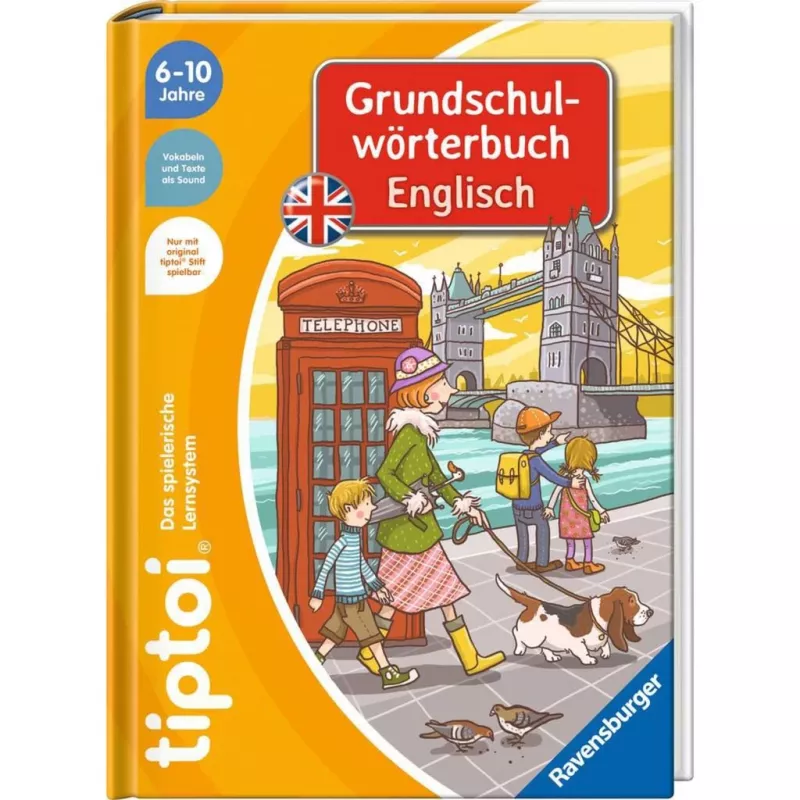 tiptoi Primary School English Dictionary, Mokomoji knyga