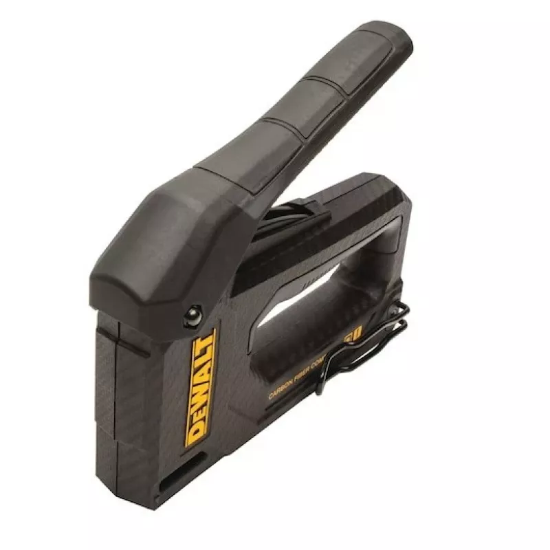 Segiklis DeWalt DWHT80276-0 anglies pluošto 2-in-1 — rankinis segiklis ir kabių kalimo įrankis, kompaktiškas dizainas