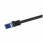 LogiLink C6A023S tinklo kabelis juodas 0,5 m Cat6a S/FTP (S-STP) (C6A023S)
