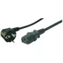 LogiLink maitinimo laidas - IEC 60320 C13 į CEE 7/7 (M)