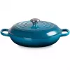 Le Creuset Signature Sekli apvali troškintuvė 30 cm Deep Teal (21180306422430)
