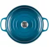 Le Creuset Signature Sekli apvali troškintuvė 30 cm Deep Teal (21180306422430)