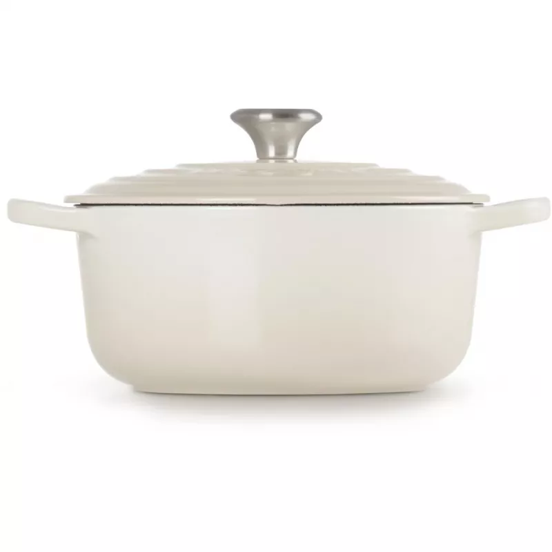 Le Creuset Signature apvalus kepimo indas 22 cm Meringue kreminis (21177227164430)