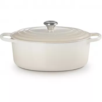 Le Creuset Signature Roaster ovalus 31cm meringue (21178317164430)