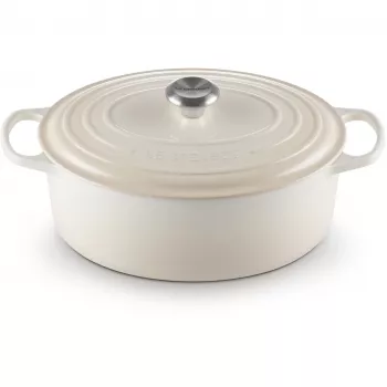 Le Creuset Signature Roaster ovalus 31cm meringue (21178317164430)