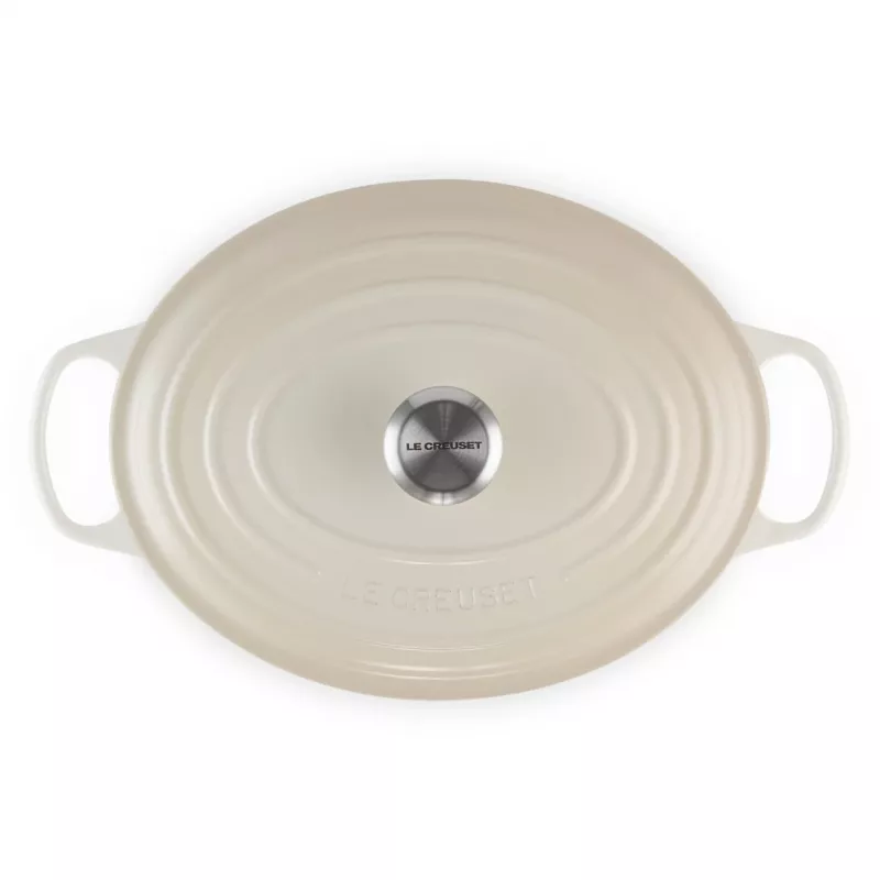 Le Creuset Signature Roaster ovalus 31cm meringue (21178317164430)