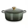 Le Creuset Signature apvalus kepimo indas 24 cm čiobrelio žalios spalvos