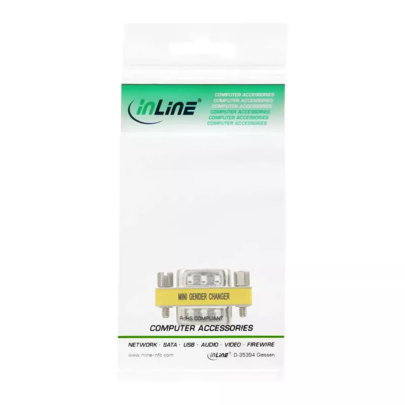 “InLine” adapteris DB15 HD VGA S-VGA tėvas tėvas