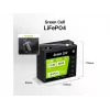 UPS akumuliatorius Green Cell GC-LFPGC12V20AH ličio geležies fosfatas 12,8 V 20 Ah, 256 Wh, 185x80x170 mm, 3 kg