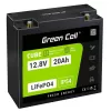 UPS akumuliatorius Green Cell GC-LFPGC12V20AH ličio geležies fosfatas 12,8 V 20 Ah, 256 Wh, 185x80x170 mm, 3 kg