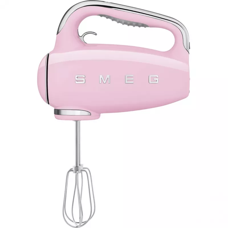 Smeg HMF01PKEU rankinis mikseris, 50-ųjų retro dizaino, rožinis