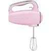 Smeg HMF01PKEU rankinis mikseris, 50-ųjų retro dizaino, rožinis